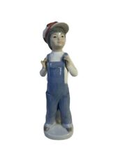 Lladro Figurine #4898 Boy From Madrid Overalls Accordion 1977 Retired picture