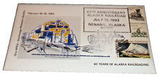 JULY 1983 ALASKA RAILROAD 60th ANNIVERSARY SOUVENIR ENVELOPE picture