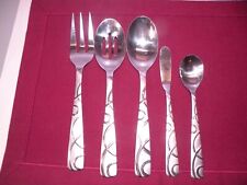 Set Of 5 Cambridge CONQUEST Frosted Glossy Serving Pieces GH2 picture
