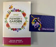 Disney WDW Gift Card Figment  Epcot Flower Garden Festival 2024 $0 + Passport picture