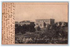 1911 The J.L.L. Building Panoramic View Jewell Iowa IA Antique Posted Postcard picture