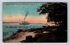 Chautauqua Lake NY-New York, Maple Springs, Antique, Vintage Souvenir Postcard picture