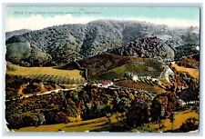 1911 Scenic View Aerial Foothils Saratoga California CA Vintage Antique Postcard picture