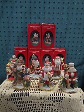 Vintage Set of 6 Santa's of the Nations USA England Italy France Sweden Russia picture