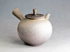 Tokoname Hand-made Yohen Teapot with carving by Jinshu, #0110 : D81*H85mm, 190ml picture