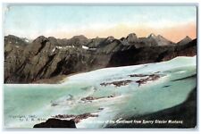 1911 Scenic View Crown Continent Sperry Glacier Montana Antique Vintage Postcard picture