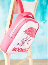 Moomin by Martinex Backpack Soft Sided Adjustable Straps Pink Small 14