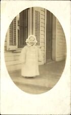 RPPC Happy little girl long fur coat~ 1904-18 VIVIAN HUTCHINS Grand Rapids MI picture