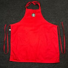 Official Starbucks Employee Uniform Barista Apron Red FAST SHIPPING picture