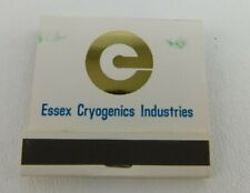 Essex Cryogenics Industries St. Louis MO Full Unstruck Vintage Matchbook Ad picture