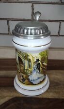 Vintage Porcelain German Wedding Themed Beer Stein Grecian Cherubs Unique  picture