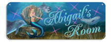 Dolphins Mermaid Welcome Wall Sign Customize Gifts Outdoor Indoor Any Text  picture
