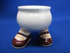 CARLTON WARE ENGLAND WALKING WEAR EGG CUP BROWN  SHOES) picture