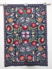 Indian Handmade Cotton  Embroidery Queen Quilt picture