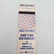 Vintage Matchcover Kings Inn Restaurant Sun City Arizona picture