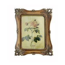 SIKOO Vintage 4 x 6 Picture Frame Antique Ornate Photo Frame Tabletop and Wal... picture