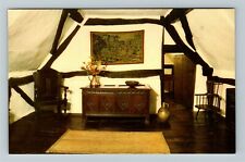 Stratford-United Kingdom, Anne Hathaway's House, Bedroom, Vintage Postcard picture
