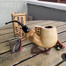 Giant Meerschaum Antique Estate Pipe Ready to Smoke (Restored) picture