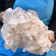 5.43LB Natural clear quartz white crystal clusterd speciman healing decor picture