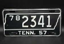 1957 TENNESSEE License Plate # 78 - 2341 picture