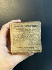 Edison Cylinder Phonograph Recorder In Original Box picture