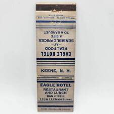 Vintage Matchcover Eagle Inn Keene New Hampshire - Concord picture