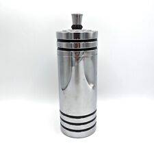 Vintage Chase Chrome GAIETY Art Deco Cocktail Martini Shaker 1930s Bar Barware picture
