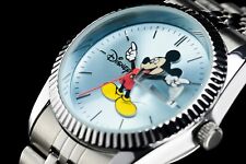 Mickey Mouse Watch ANOTHER HEAVEN turquoise blue Disney picture