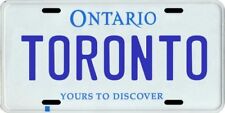 Toronto Ontario Canada Aluminum License Plate picture