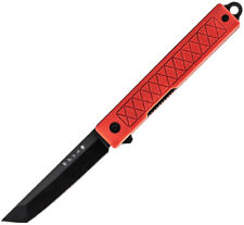 StatGear Pocket Samurai Knife Full-Size Red G10 Folding D2 Steel Blade 119RED picture