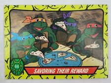 TMNT ~ Teenage Mutant Ninja Turtles - SAVORING THE REWARD  #88 - TOPPS 1989 picture