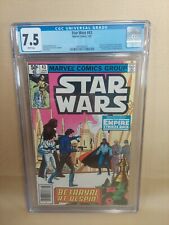 Star Wars #43 CGC Graded 7.5 Marvel January 1981 Newsstand Edition Comic Book. picture