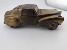 ANTIQUE 1974 BANTHRICO METAL COIN BANK~1941 LINCOLN CONTINENTAL - 2 DOOR picture