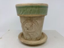 Vintage RPW Rowe Pottery Planter Flower Pot W/ Embossed Bird picture