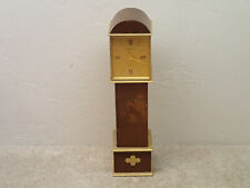 Looping Vintage 8 Day 15 Jewel Mini Grandfather Clock Rough Needs Restoration picture
