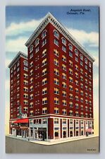 Orlando FL-Florida, Angebilt Hotel, Advertising, Antique Vintage Postcard picture