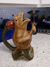 Majolica Frog W/Lute Pitcher picture