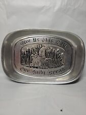 Duratale Pewter 'Give Us This Day Our Daily Bread' Bread Tray by wilton picture