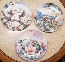 Lena Liu 1989 Collectible Bird Plates - 3 with 15% Sale picture