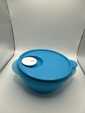 Tupperware CrystalWave Microwave PLUS 1 3/4 cup/400ml Bowl Peacock Blue New picture