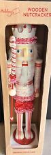 NEW Holiday 32 Inch Candy Cane Christmas Nutcracker RARE picture