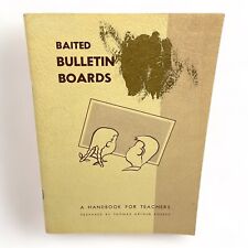 Vintage 1956 Baited Bulletin Boards Handbook for Teachers Thomas Koskey PB picture