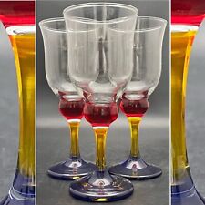 Pier 1 Imports Wine Glass/Goblet Stemware 3pc Set Made in USA 7.5