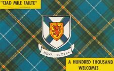 Emblem Banner Greetings From Nova Scotia, Canada Postcard picture