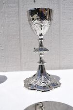 Nickel Plated Chalice and Paten Set picture