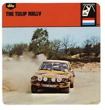 The Tulip Rally - Racing Rallies Edito Service SA Auto Rally Card picture