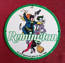 Rare Remington Porcelain Enamel Sign. picture