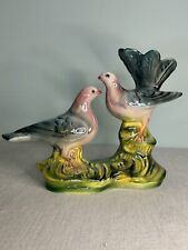 VINTAGE Hand’s TWO DOVES Shimmery Porcelain. Made In ITALY. picture