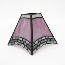 Lampshade Replacement Red Stained Glass Lampshade Filter Opening Suitable For Ta picture