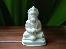 lord hanuman white pure stone statue monkey king figure birthday gift picture